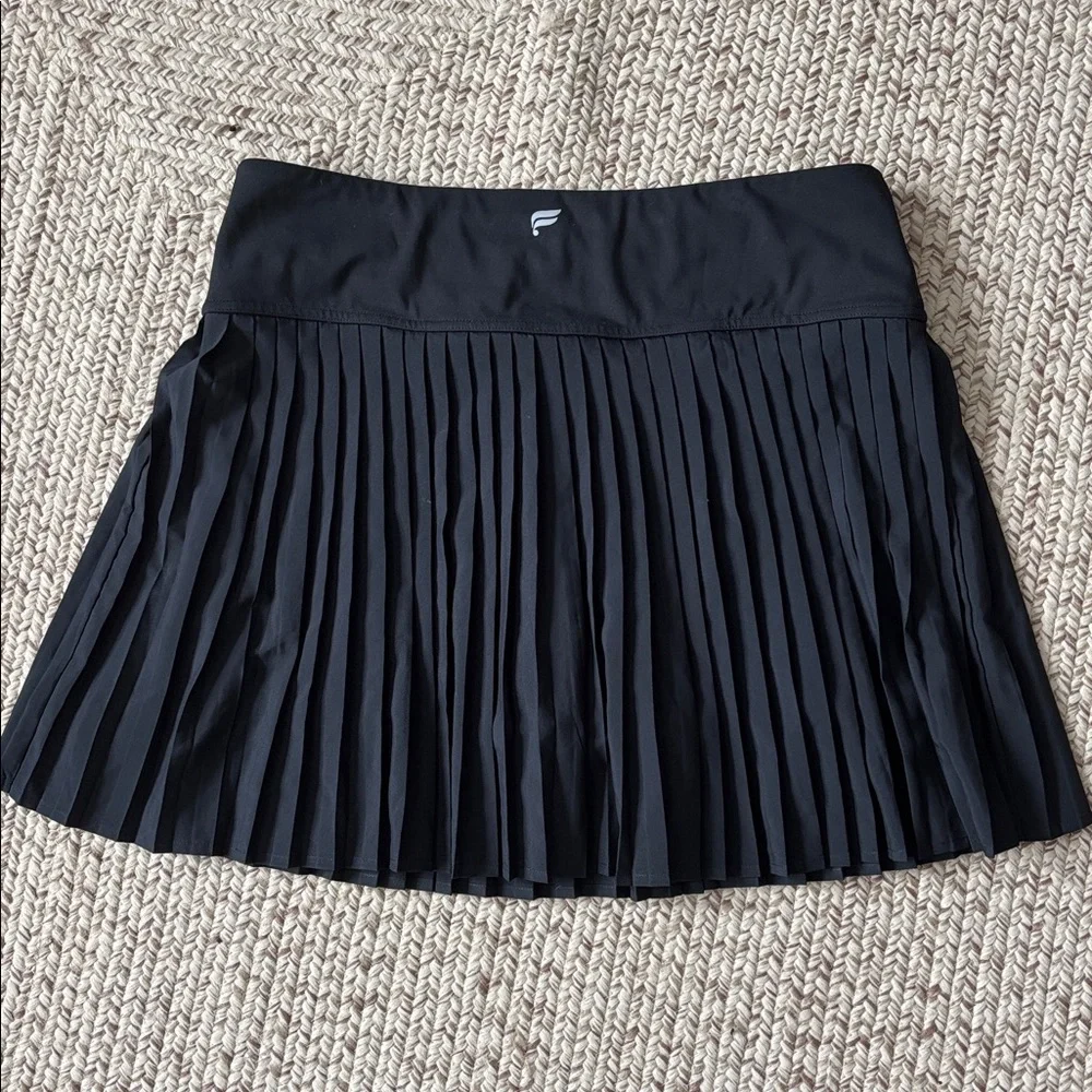 Fabletics Black Mini Pleated Skirt - Picture 2 of 4